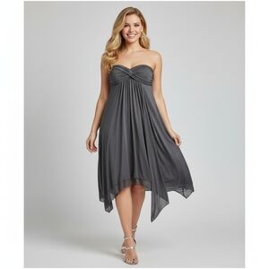 Jolie Size 14 Black Chiffon Dress NWOT